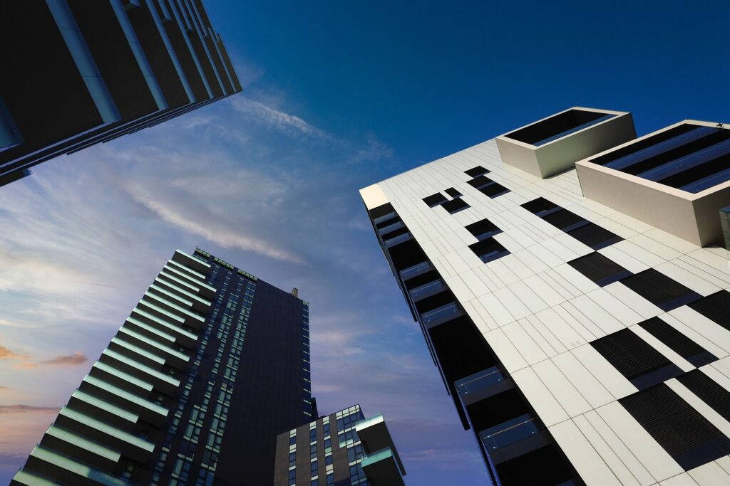 architecture, skyscrapers, nature