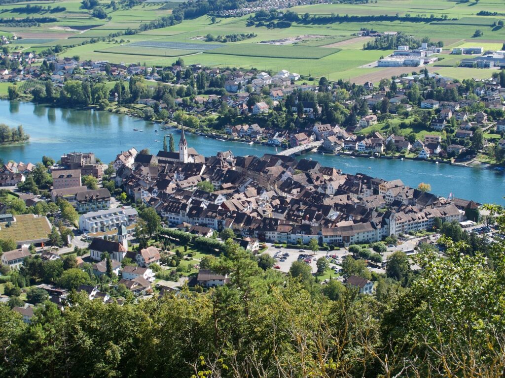 stein am rhein, historic center, switzerland