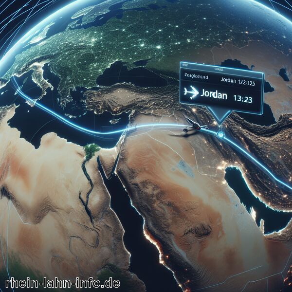 Wie lange fliegt man nach Jordanien?