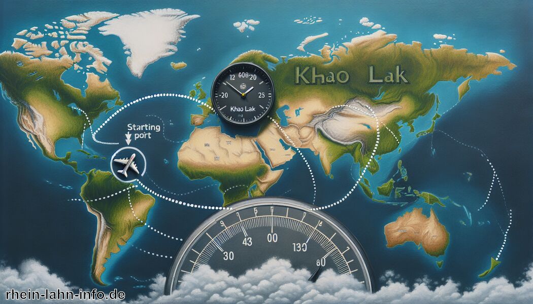 Gesamtzeit inklusive Transfers etwa 16 Stunden - Wie lange fliegt man nach Khao Lak?