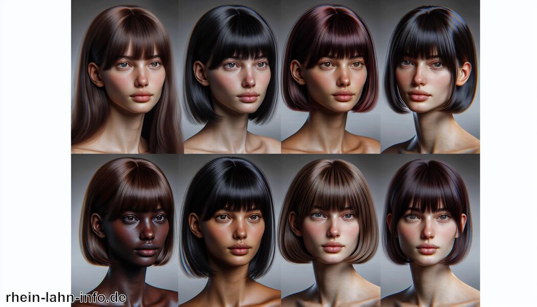 Trends und Variationen in diesem Frisurenstil   -  French Bangs » Die französischen Ponyfransen