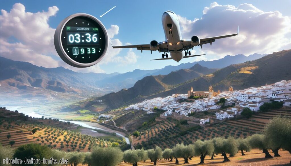 Wie lange fliegt man nach Andalusien?