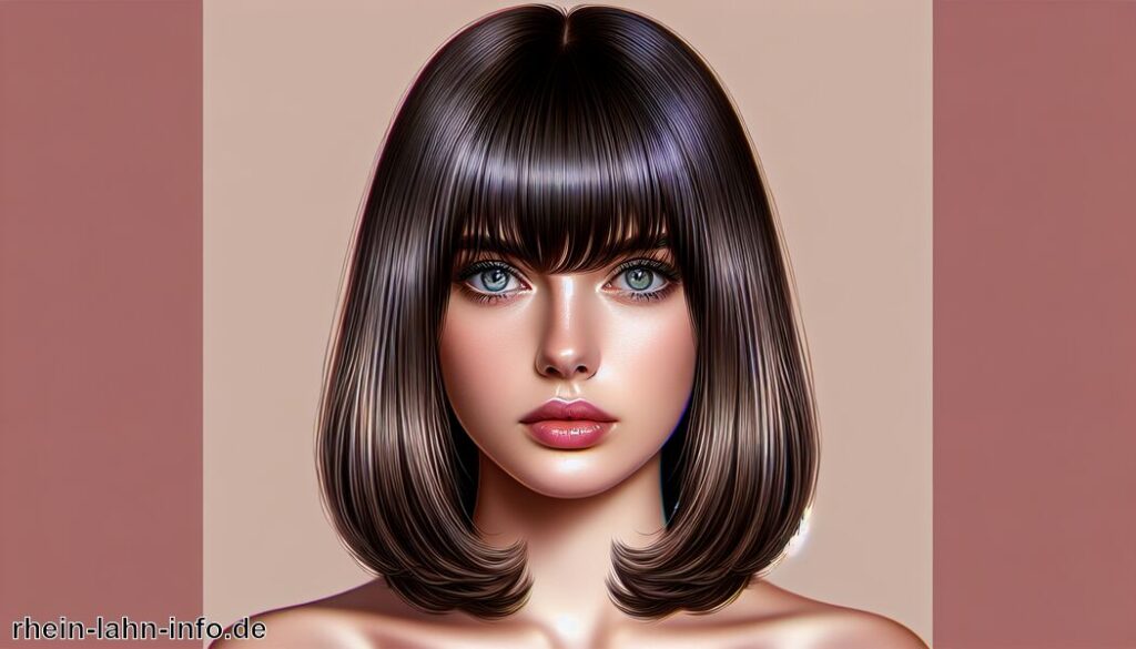 Curtain Bangs » Der trendy Pony-Look