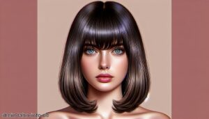 Curtain Bangs » Der trendy Pony-Look