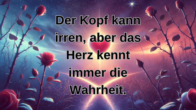 150 Herz über Kopf Sprüche und Zitate Dem Herzen folgen Rhein Lahn Info