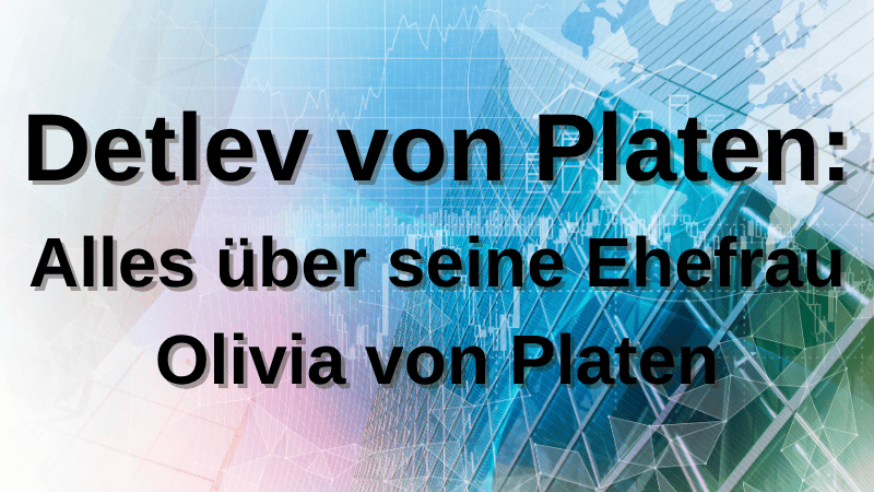 Detlev von Platen Ehefrau