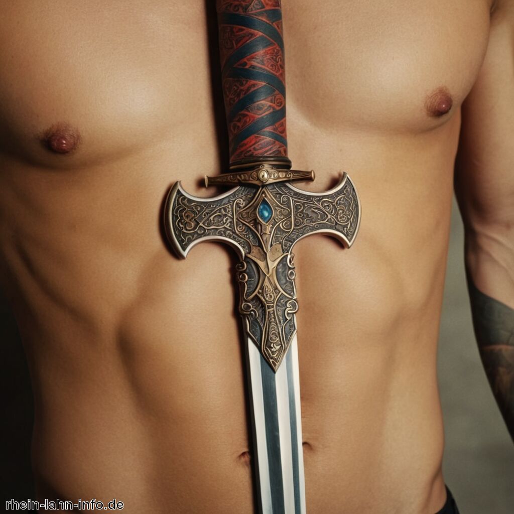 Schwert Tattoo Bedeutung » Stärke und Tapferkeit mit Schwert  