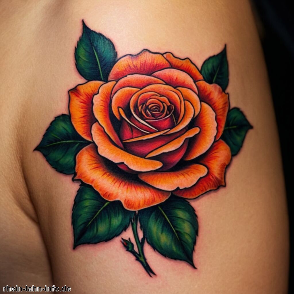 Rosen Tattoo Bedeutung » Der Zauber der Rose in Tattoos  