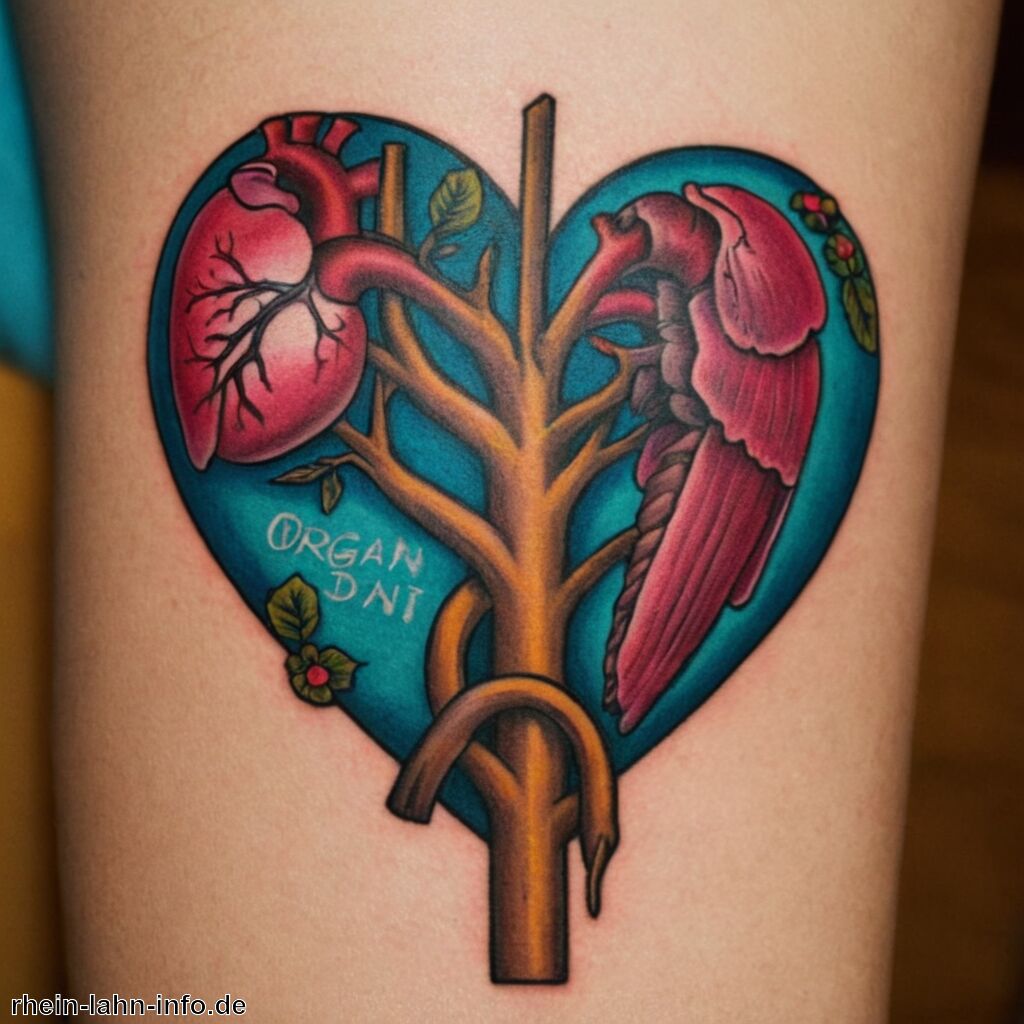 Tattoo Organspende Bedeutung » Hoffnung durch Organspende-Tattoos  