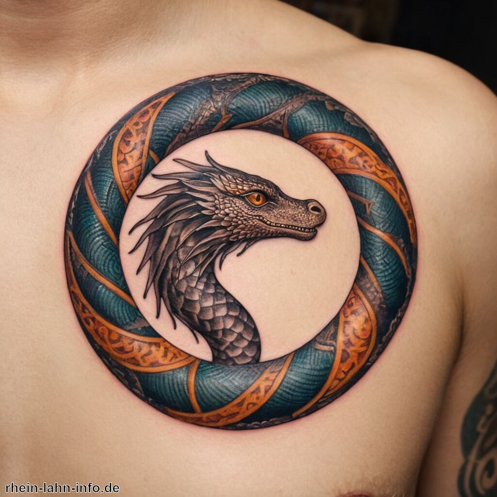 Ouroboros Tattoo Bedeutung » Die Unendlichkeit des Ouroboros darstellen
