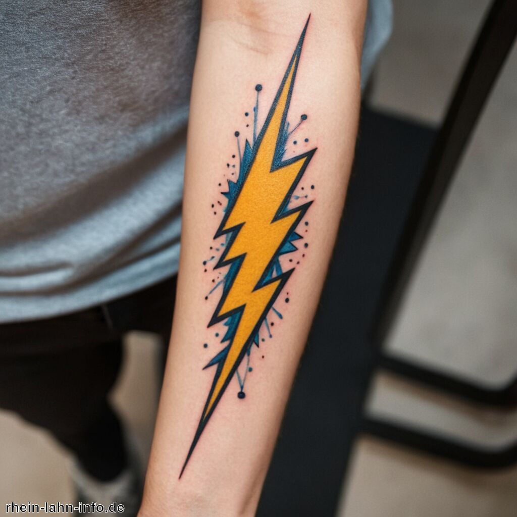 Blitz Tattoo Bedeutung » Elektrisierende Bedeutungen von Blitz