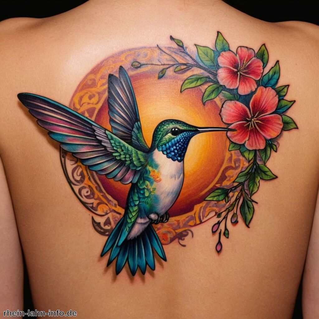 Kolibri Tattoo Bedeutung » Zauber der Kolibris in Tattoos