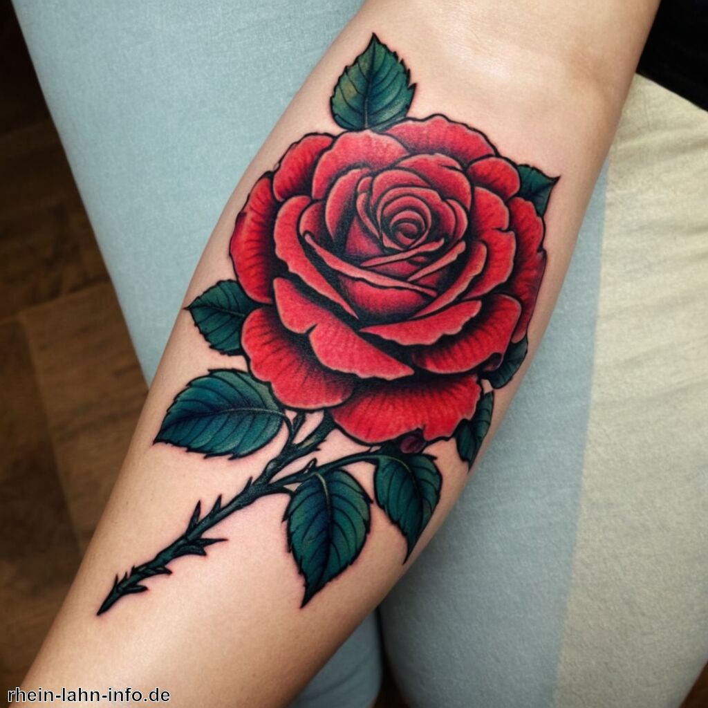 Rose Tattoo Bedeutung » Die Leidenschaft der Rose in Tattoos