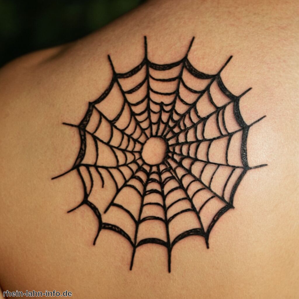 Spinnennetz Tattoo Bedeutung » Die Bedeutung des Spinnennetzes