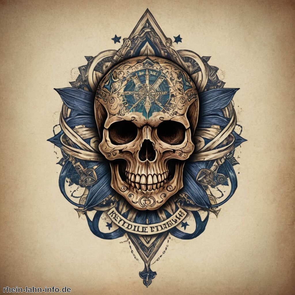 Totenkopf Tattoo Bedeutung » Die Bedeutung des Totenkopf-Tattoos  