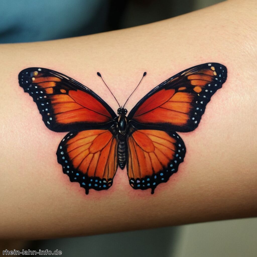 Tattoo Schmetterling Bedeutung » Schmetterlinge auf der Haut verstehen  