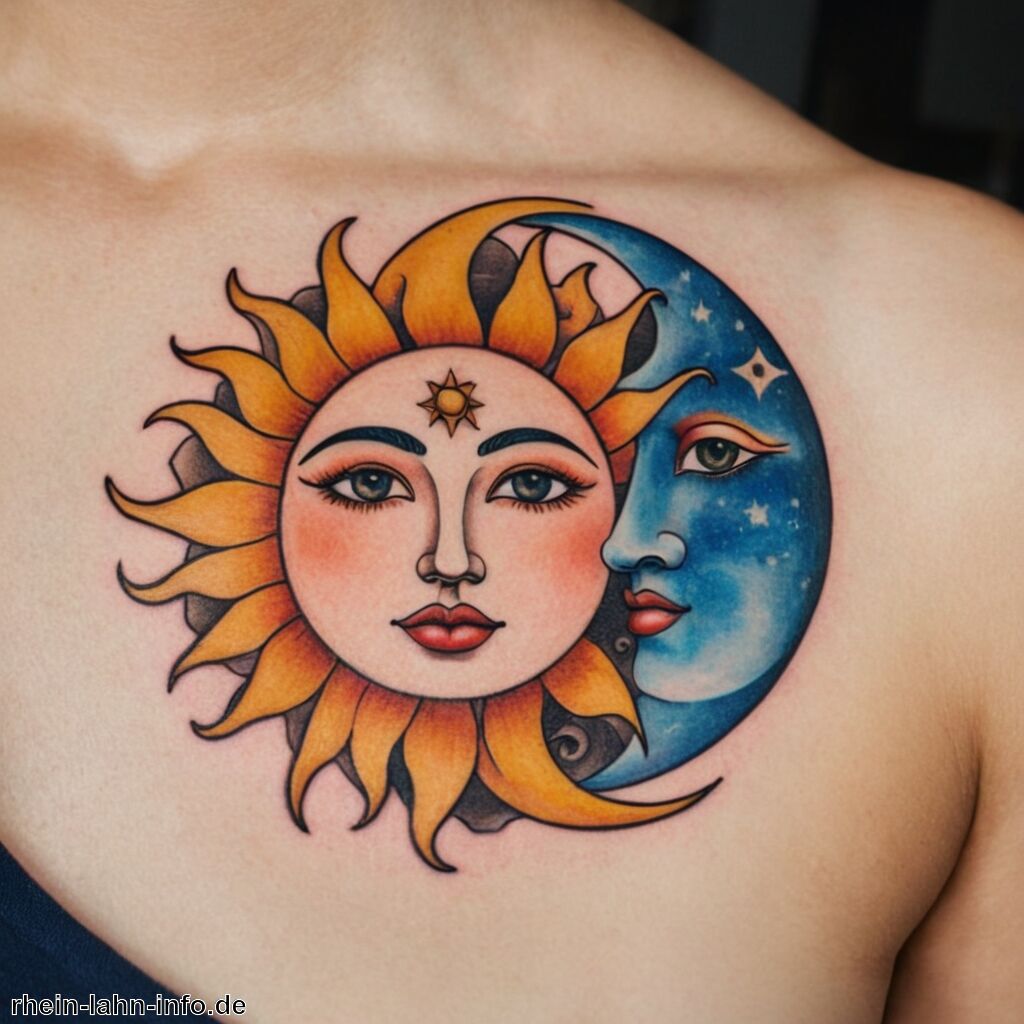 Sonne Mond Tattoo Bedeutung » Das Zusammenspiel von Sonne und Mond