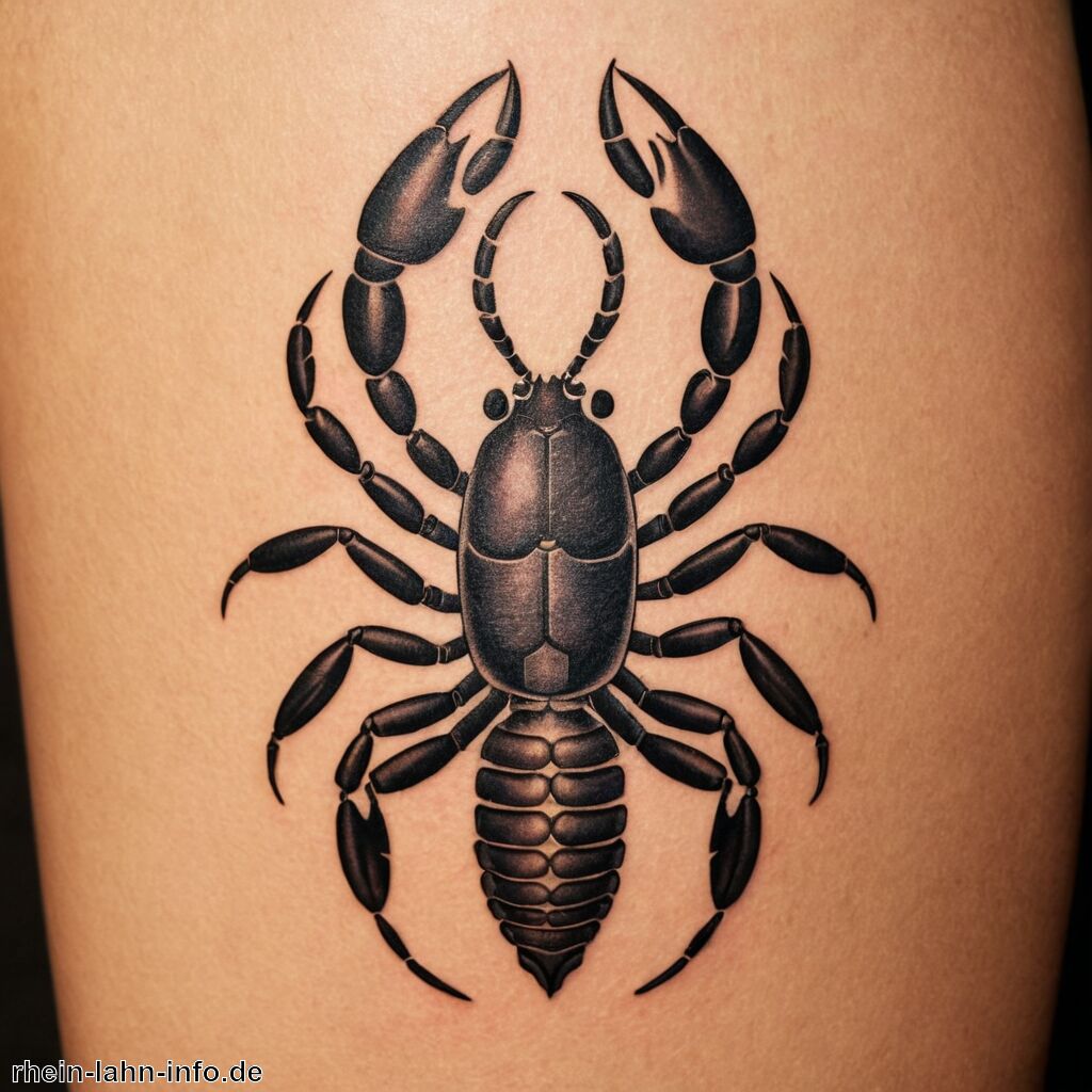 Skorpion Tattoo Bedeutung » Die tiefe Symbolik des Skorpions  