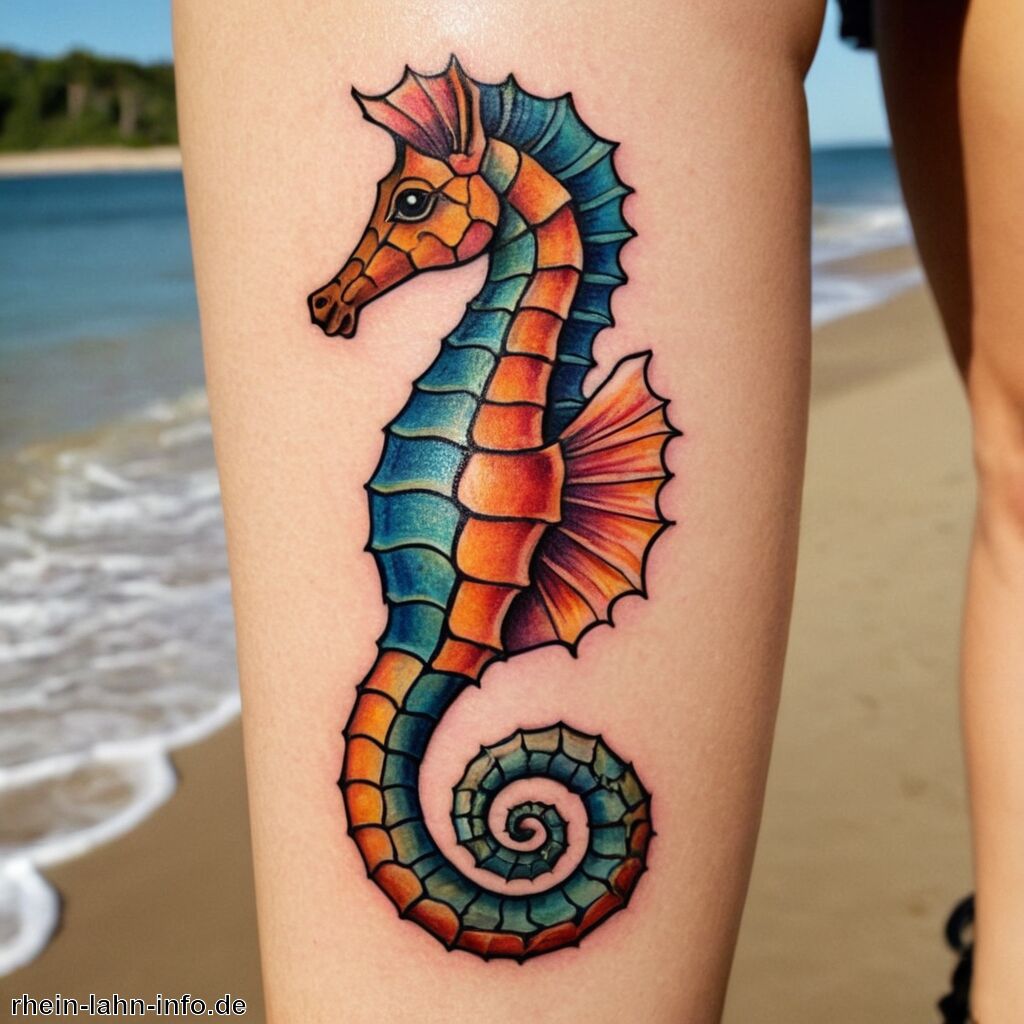 Seepferdchen Tattoo Bedeutung » Die Faszination des Seepferdchens
