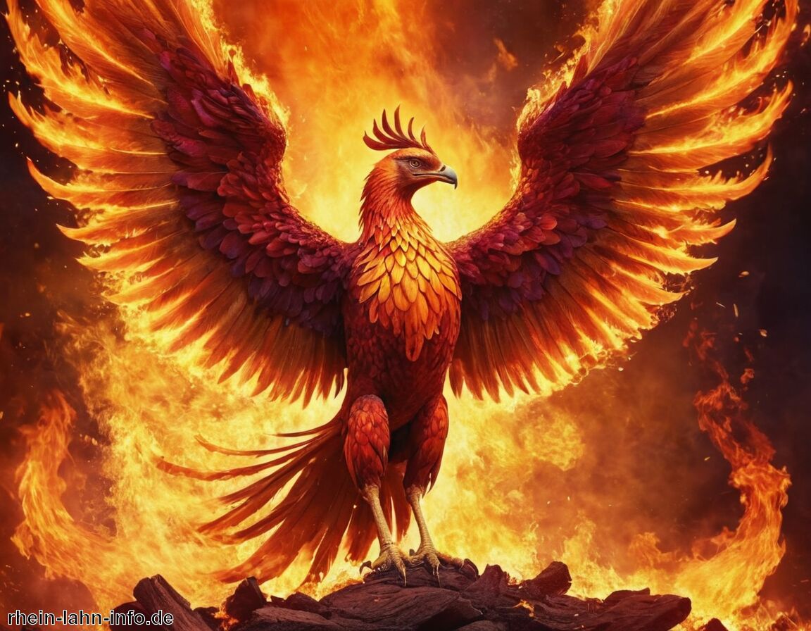Darstellung von Hoffnung und Optimismus   - Bedeutung Phönix Tattoo » Die Bedeutung des Phönix im Tattoo  