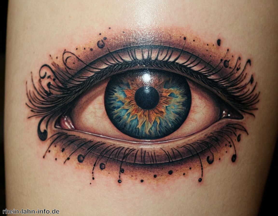 Darstellung von Wahrheit und Offenbarung - Tattoo Auge Bedeutung » Die Symbolik des Auges in Tattoos  