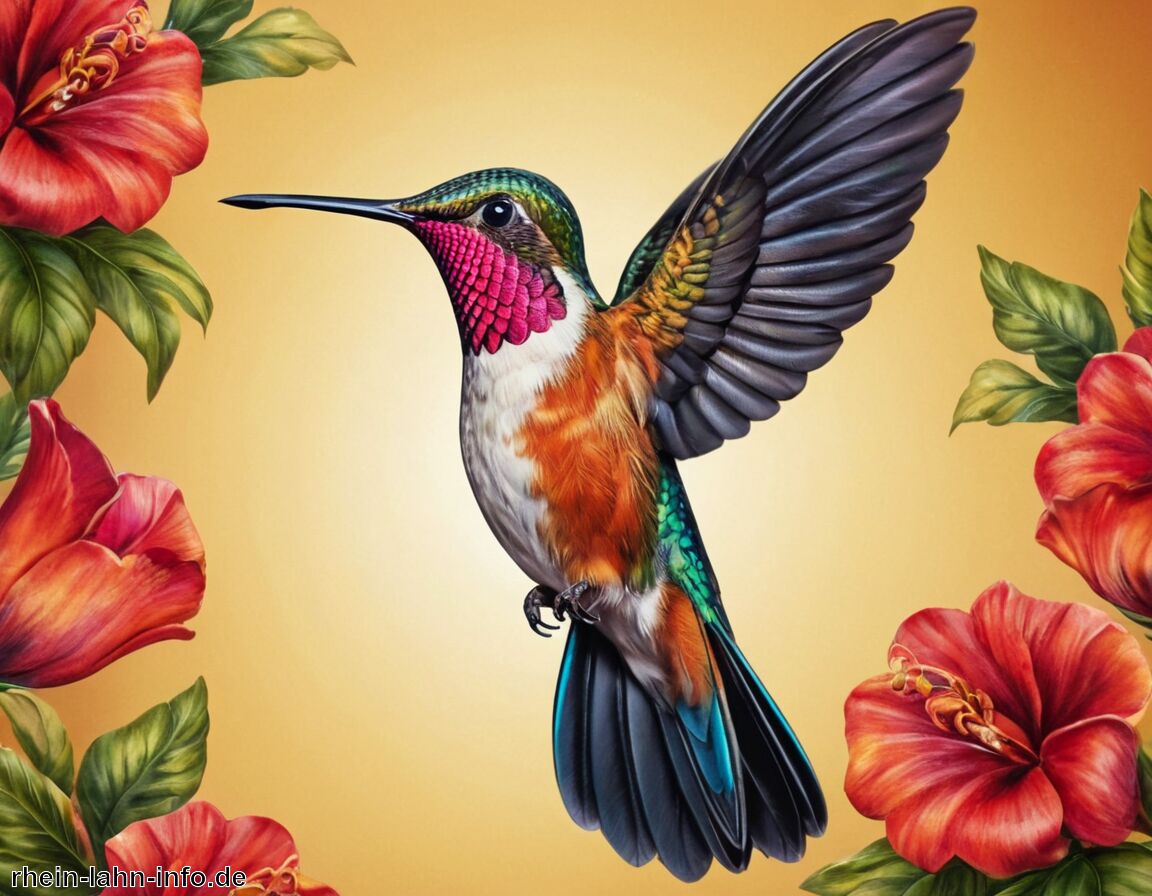 Verkörperung von Energie und Vitalität - Bedeutung Kolibri Tattoo » Der Kolibri und seine Symbolik