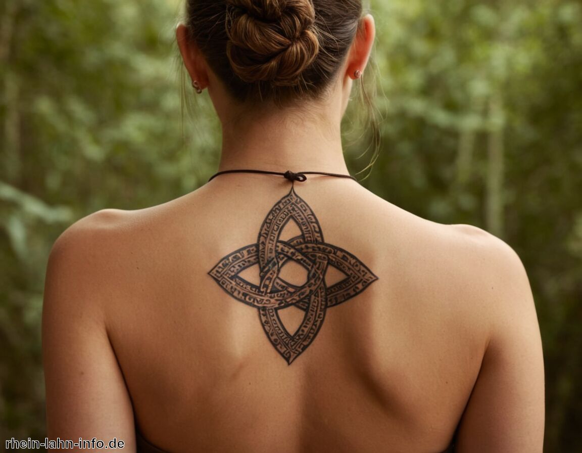 Schutzsymbol für Reisende und Abenteurer   - Achterknoten Tattoo Bedeutung » Stärke und Verbundenheit mit Knoten  