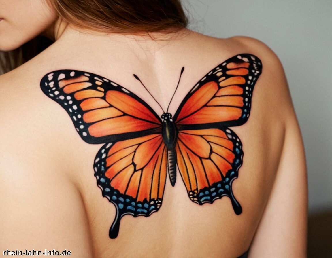 Ausdruck von Schönheit und Anmut - Schmetterling Bedeutung Tattoo » Die Symbolik des Schmetterlings verstehen