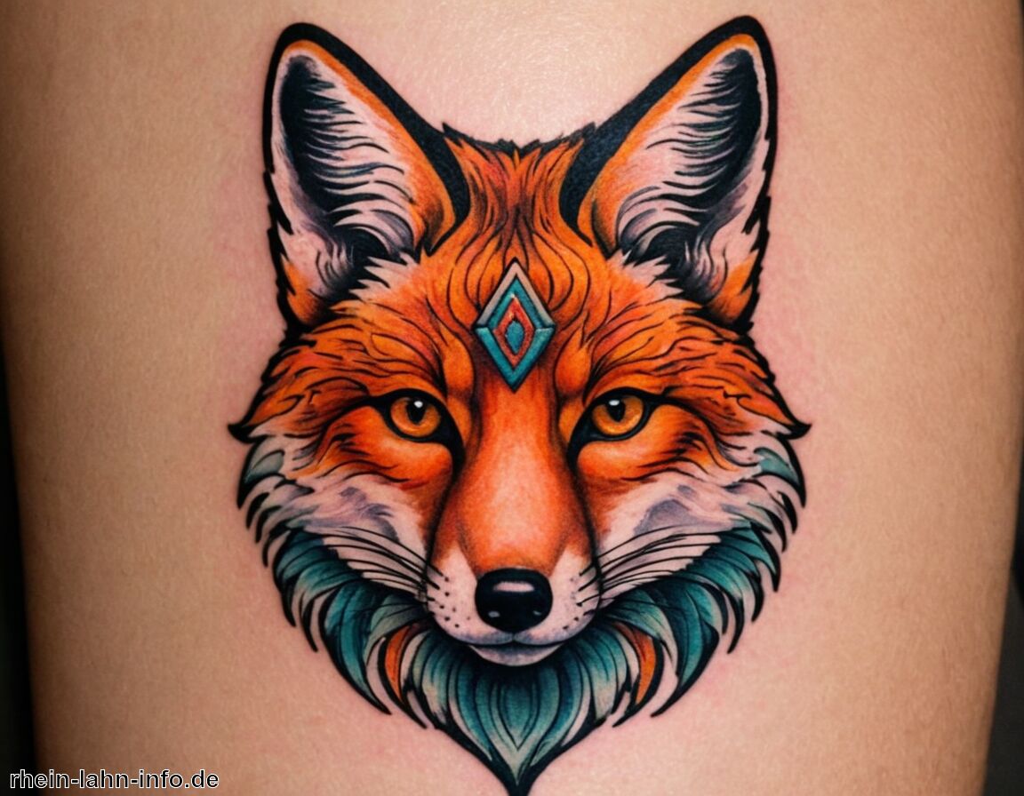 Schutzsymbol in vielen Kulturen - Fuchs Tattoo Bedeutung » Die Listigkeit des Fuchses als Tattoo