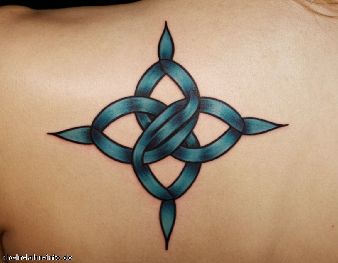 Vermittelt den Glauben an Überwindung von Schwierigkeiten   - Knoten Tattoo Bedeutung » Die tiefere Bedeutung des Knotens  