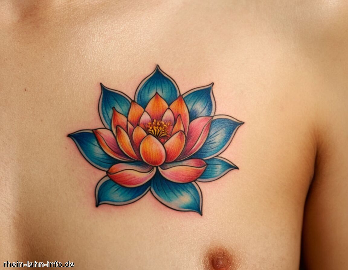 Farben und Designs haben eigene Bedeutungen - Lotusblume Tattoo Bedeutung » Die Reinheit der Lotusblume