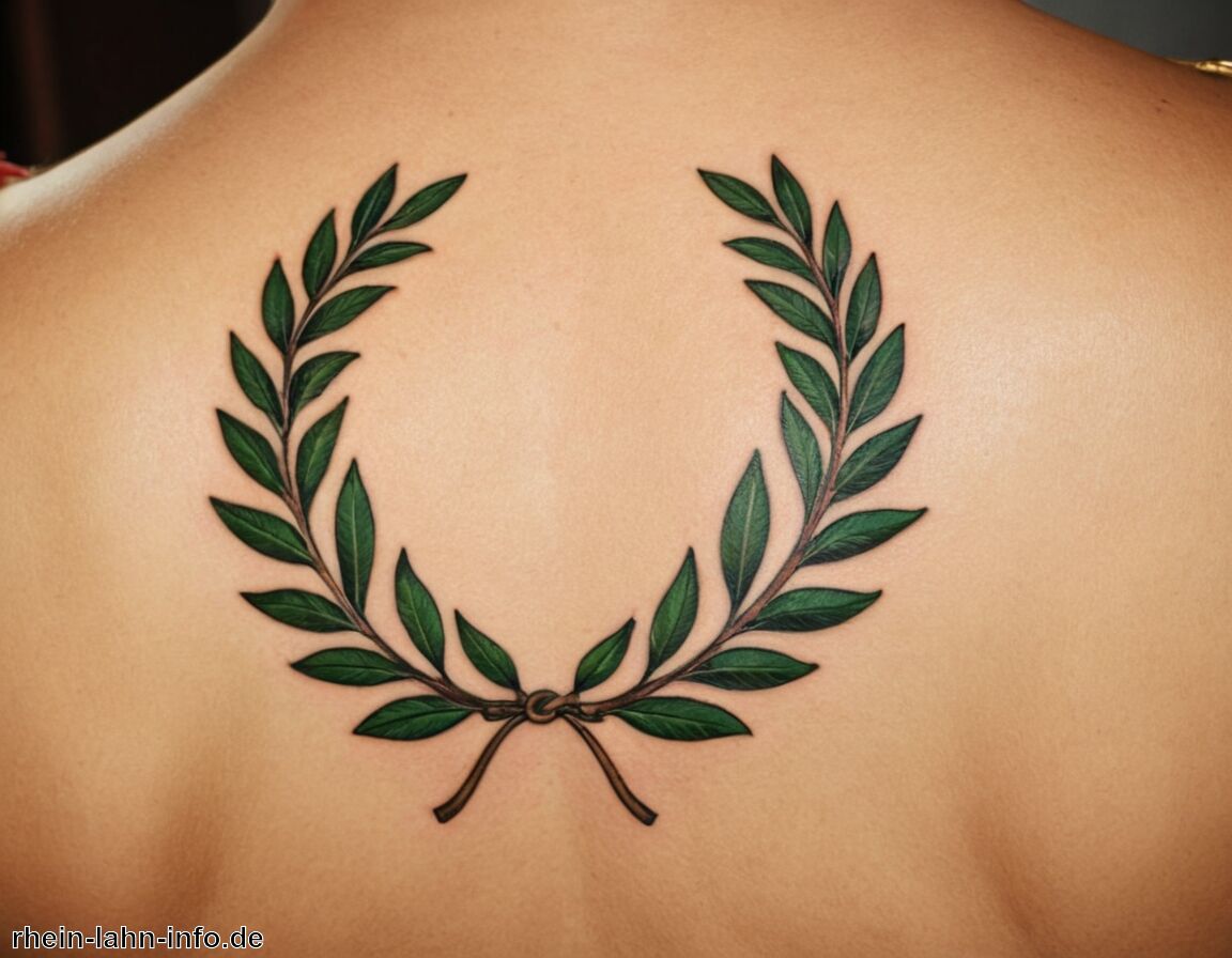 Verbreitung in Kunst und Literatur - Lorbeerkranz Tattoo Bedeutung » Triumph und Ehre in Lorbeer