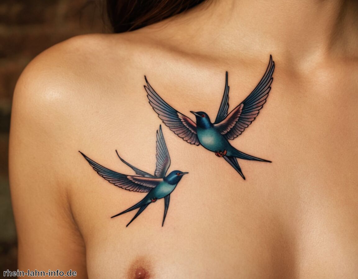Verbindung zur Unsterblichkeit und Wiedergeburt - Schwalben Tattoo Bedeutung » Schwalben und ihre Bedeutung