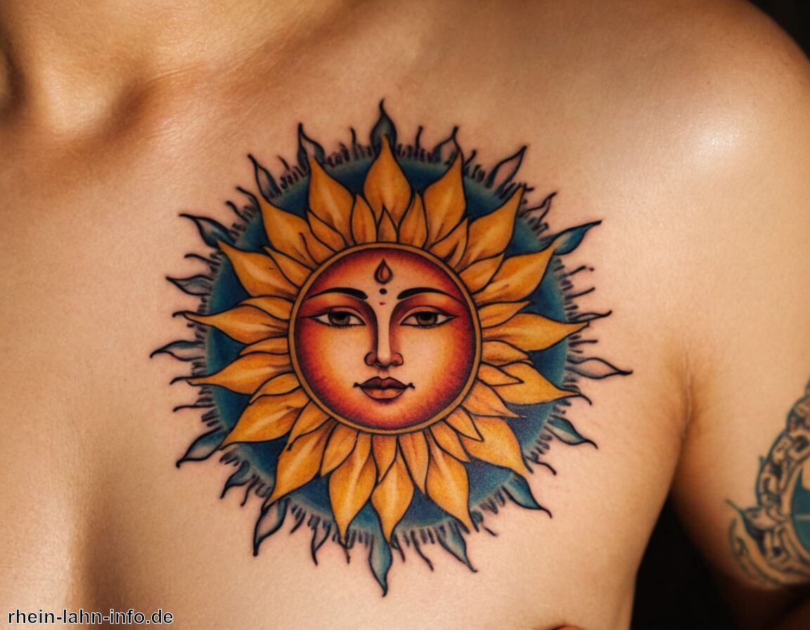 Zeichen für Klarheit und Licht - Sonne Tattoo Bedeutung » Die strahlende Symbolik der Sonne