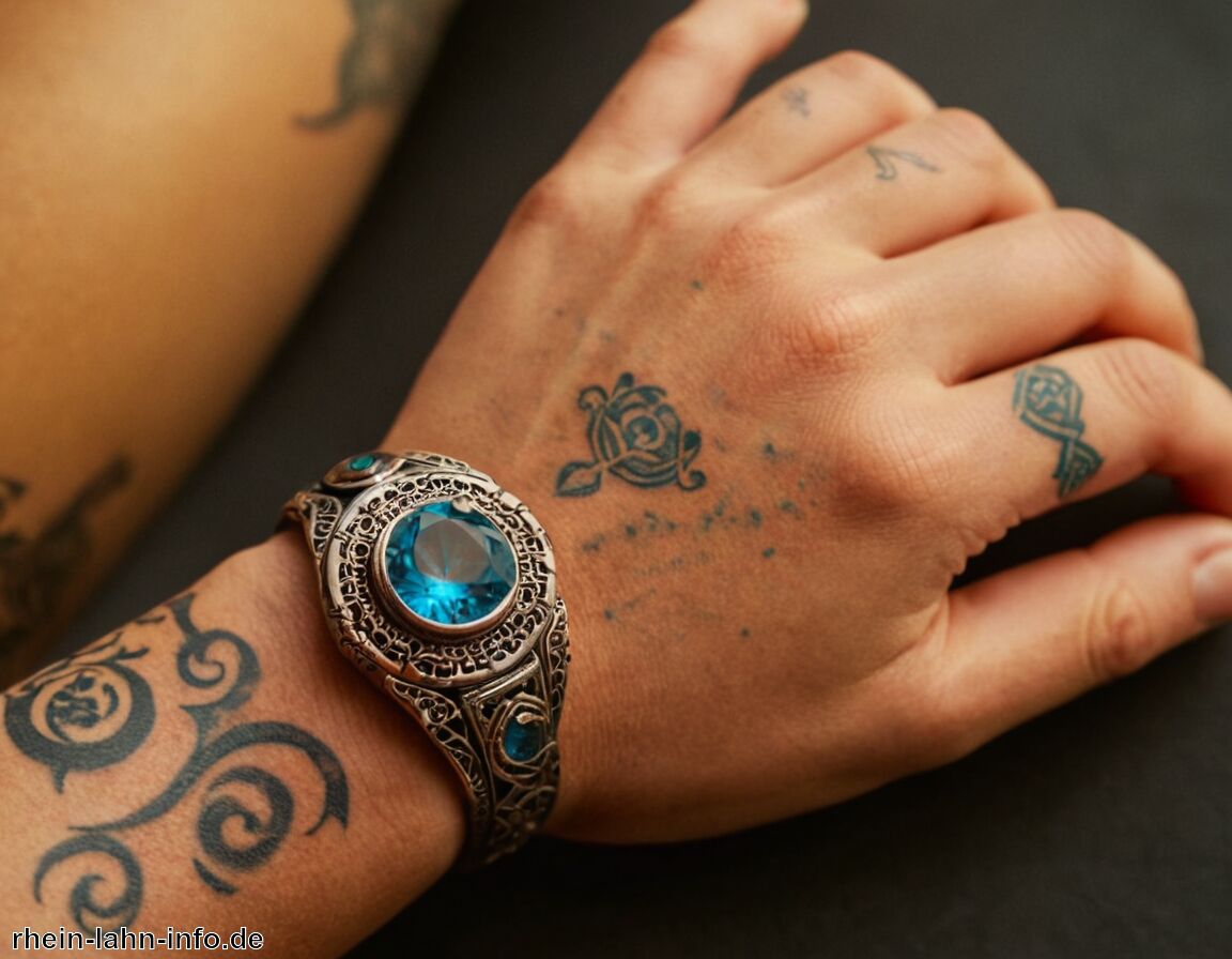 Gesten der Stärke und Widerstandsfähigkeit - Tattoo Ringe Arm Bedeutung » Bedeutung von Ringen am Arm