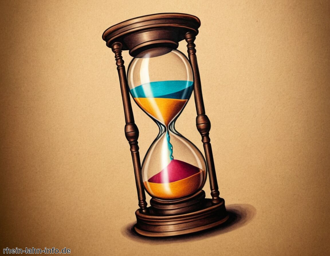 Ästhetisches Design in verschiedenen Stilen - Sanduhr Tattoo Bedeutung » Die Bedeutung der Zeit im Tattoo  