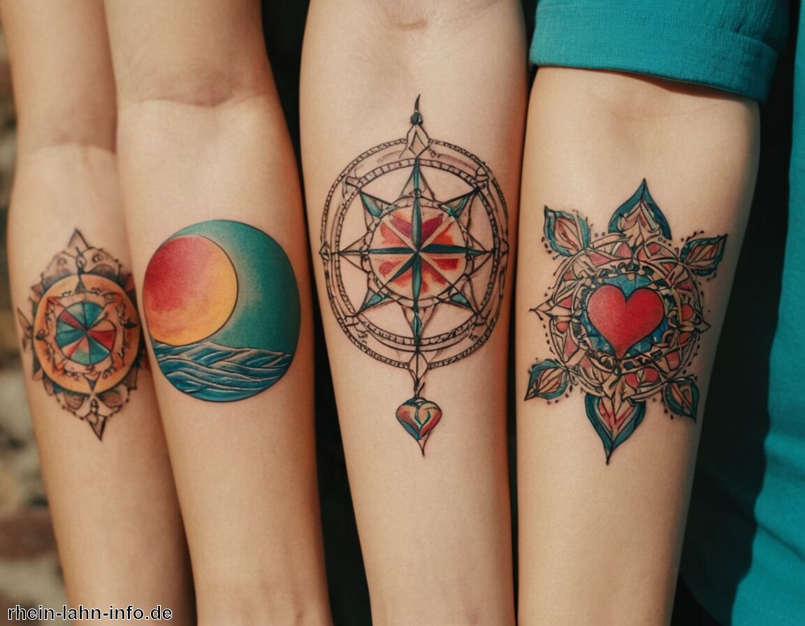 Generationenübergreifende Tattoos und ihre Bedeutung - Tattoo Bedeutung Familie » Die familiäre Verbindung durch Tattoos  