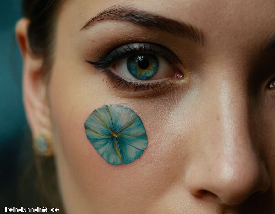 Kunstwerk, das Geschichten und Emotionen erzählt   - Gesicht aus Glas Tattoo Bedeutung » Zerbrechlichkeit und Schönheit  