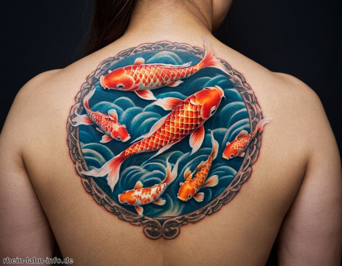 Farben und Muster der Koi und ihre Bedeutung - Koi Tattoo Bedeutung » Der Koi und seine symbolische Tiefe