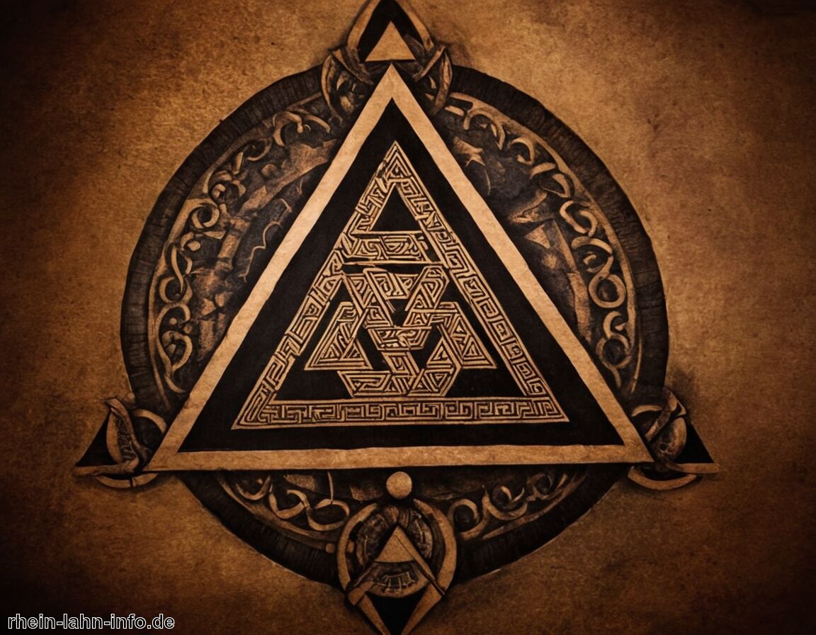 Schutzsymbol für Krieger im Kampf   - Valknut Tattoo Bedeutung » Die Bedeutung des Valknuts verstehen  