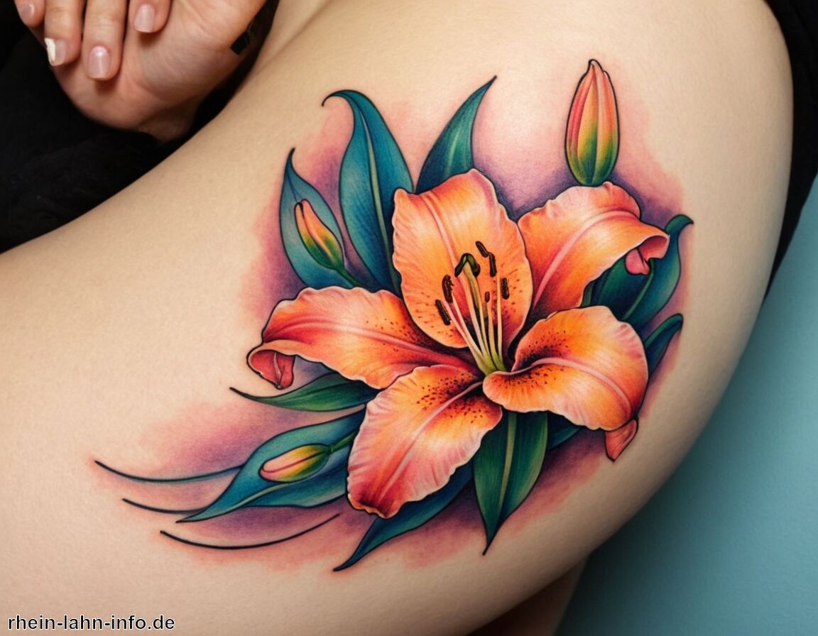 Verschiedene Farben haben unterschiedliche Bedeutungen - Lilie Tattoo Bedeutung » Die zarte Bedeutung der Lilie