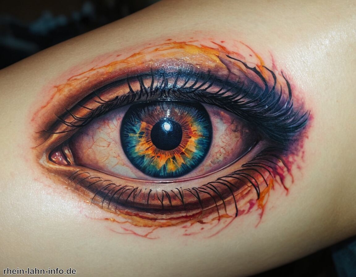 Erscheinung in zeitgenössischen Tattoos   - Auge Tattoo Bedeutung » Die Symbolik des Auges in Tattoos  