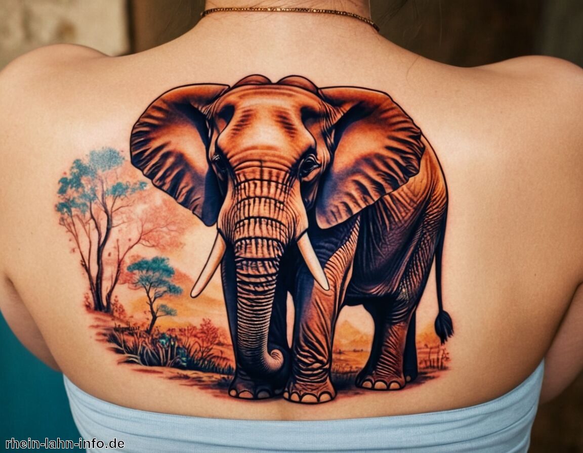 Freude und Positivität symbolisieren - Elefant Tattoo Bedeutung » Die Weisheit des Elefanten verstehen