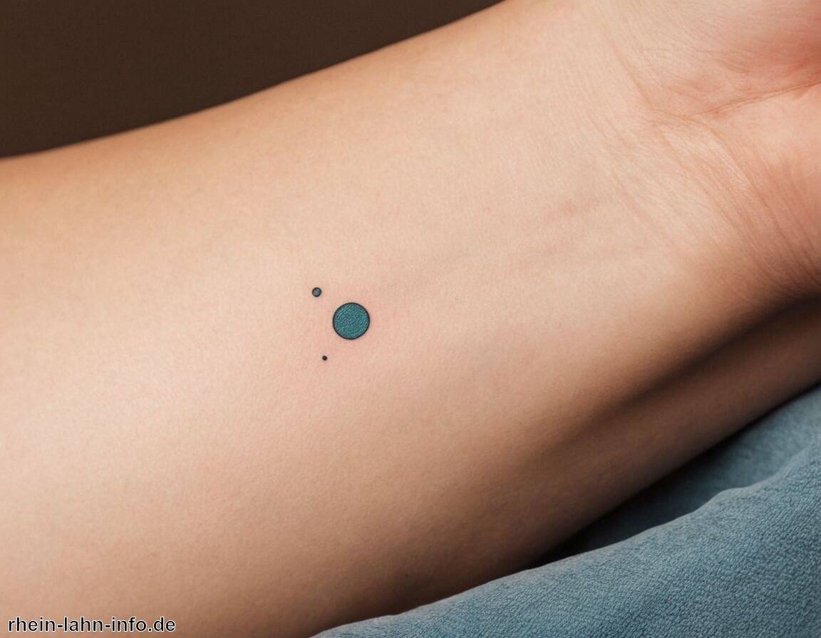 Spezifische Farben und deren Wirkung   - 1 Punkt - Tattoo Bedeutung » Bedeutung eines einzelnen Punktes  