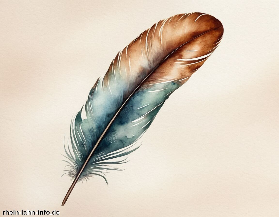 Reise und Entdeckung neuer Wege   - Tattoo Feder Bedeutung » Die Feder und ihre Bedeutung erfahren  