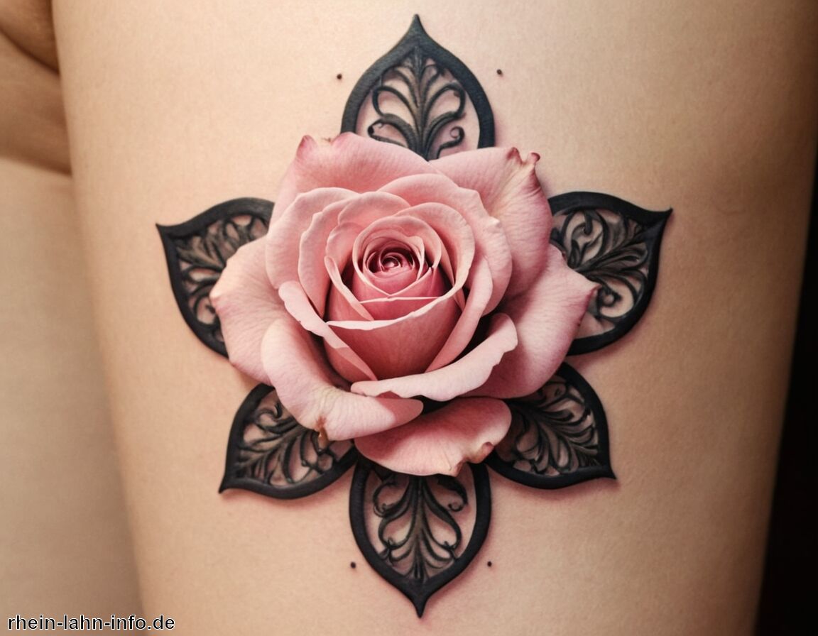 Verbindung zu Trauer und Verlust   - Rosen Tattoo Bedeutung » Der Zauber der Rose in Tattoos  