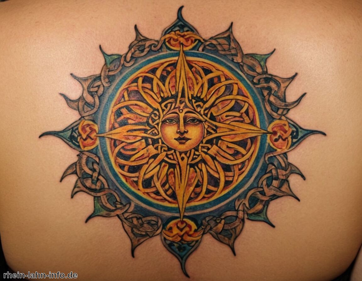 Einfluss auf modernes Tattoo-Design   - Keltische Sonne Tattoo Bedeutung » Die Stadt hinter der keltischen Sonne  