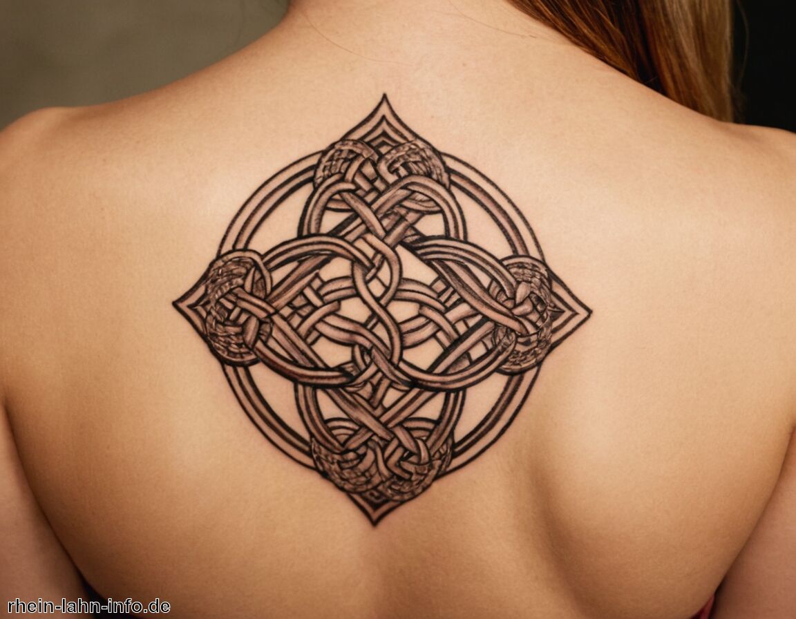 Ausdruck von Gemeinschaft und Freundschaft   - Achterknoten Tattoo Bedeutung » Stärke und Verbundenheit mit Knoten  