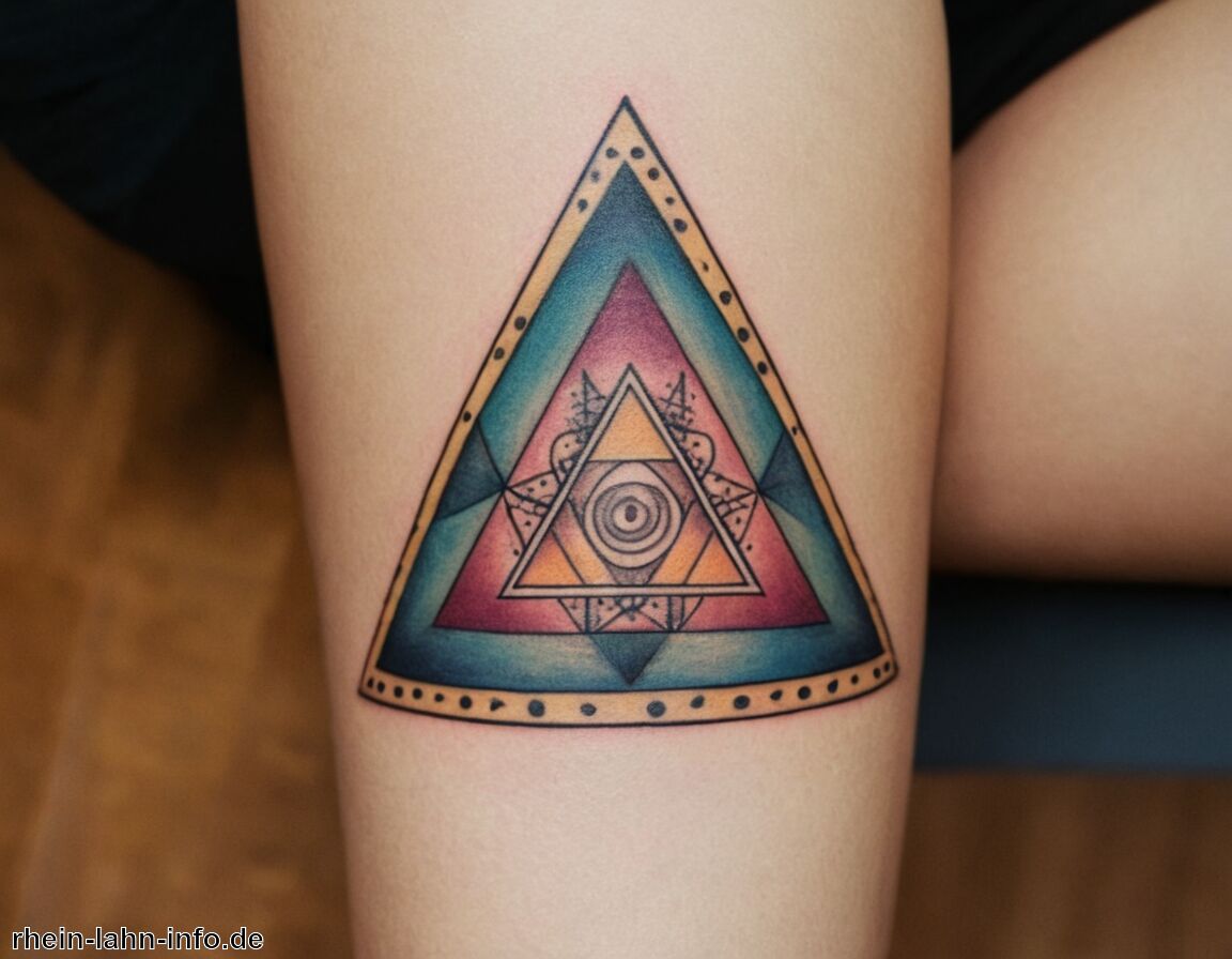 Dreieck als Zeichen für Balance und Harmonie - Tattoo Dreieck Bedeutung » Die Symbolik des Dreiecks verstehen