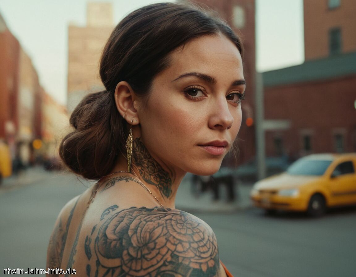 Gesellschaftliche Reaktionen auf ihre Tattoos - Esther Sedlaczek Tattoo Bedeutung » Ein Leben in Tattoos erklärt